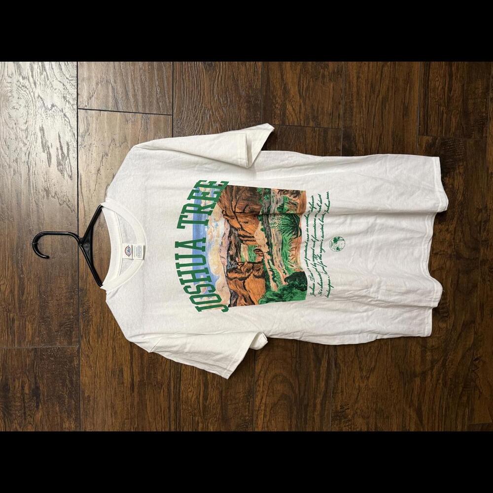 Y2k Joshua Tree Art Tee - Joshua Tree T-Shirt L